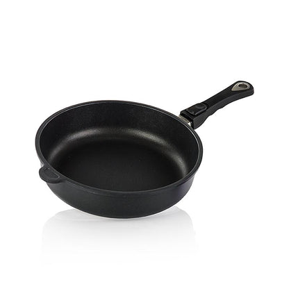 AMT Gastroguss, braiserpande, ø 28 cm, 7 cm høj, med aftageligt håndtag, 1 stk