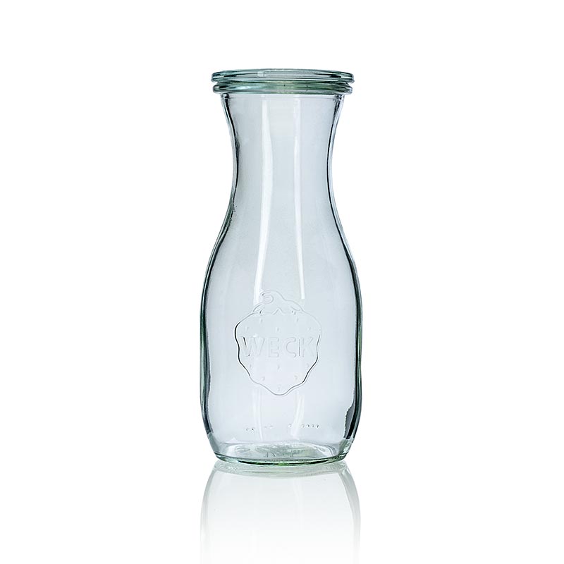 Glasflaske, 530 ml, med låg, Weck, 1 stk