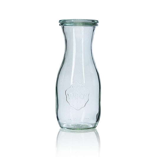 Glasflaske, 530 ml, med låg, Weck, 1 stk