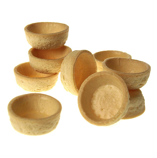 Dessert-tarteletter – Classic, runde, ø 5 cm, mørdej, veganske, 1,785 kg, 184 st