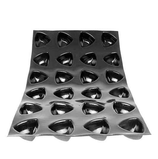 Flexipan-måtte 60x40 cm, 24 safirforme, 70x70 mm, 35 mm dyb, 75 ml, 1 St