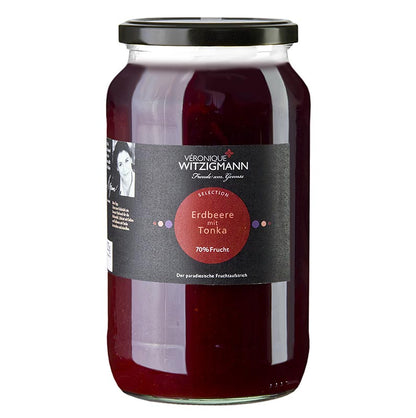 Jordbær med tonkabønne - frugtpålæg, 1 kg