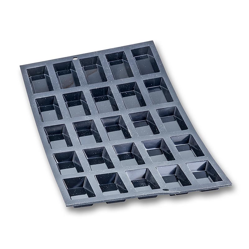 deBUYER bageform Moul´flex, 25 mini-financiers, 49x26 mm, 11 mm høj, 17,5x30 cm, 1 St
