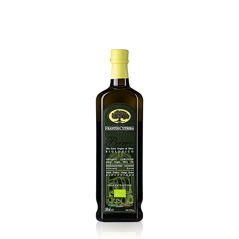 Ekstra jomfruolivenolie, Frantoi Cutrera Primo, Sicilien, økologisk, 500 ml