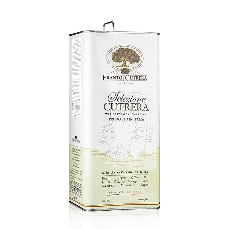 Ekstra jomfruolivenolie, Frantoi Cutrera "Selezione Cutrera", intens, 5 L