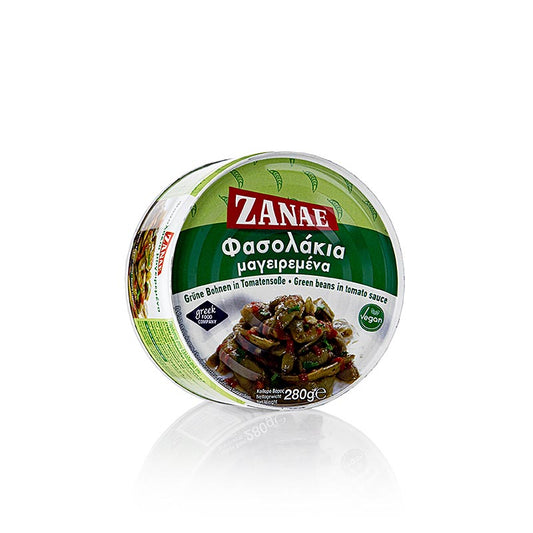 Grønne bønner – Fasolakia i tomatsauce, Zanae, 280 g