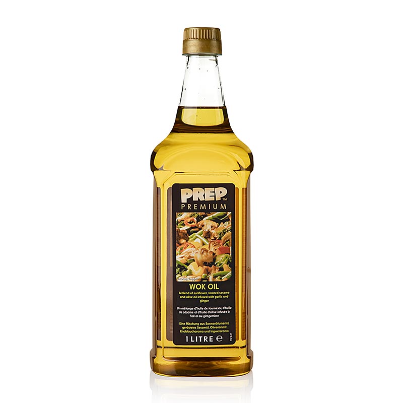 Wokolie - Stir Fry, med solsikke- og sesamolie, krydret med hvidløg og ingefær, 1 l