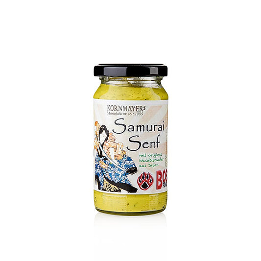 Kornmayer - Samurai Sennep, med wasabi og urter, 210 ml