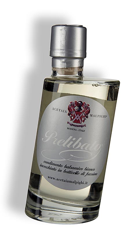 Prelibato, Balsamico Bianco Condimento, 5 år, asketræsfad, Malpighi, 200 ml
