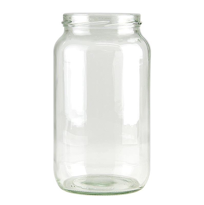 Glas, rundt, 1062 ml, ø 82 mm munding, uden låg, 1 stk