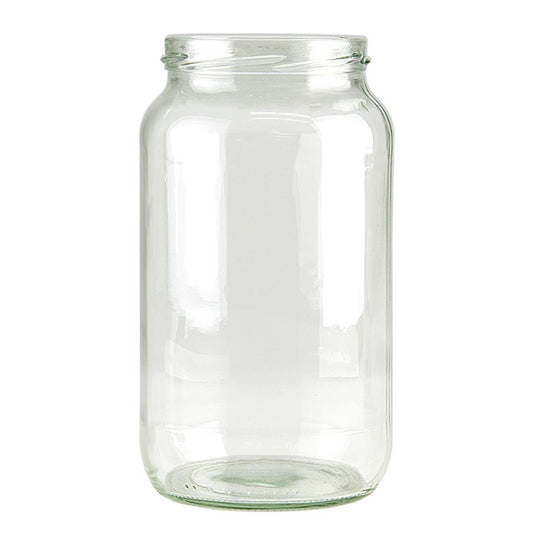 Glas, rundt, 1062 ml, ø 82 mm munding, uden låg, 1 stk