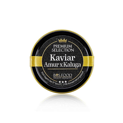 Imperial Auslese Kaviar, Kreuzung Amur x Kaluga Stör (schrenckii x dau), China, 30 g
