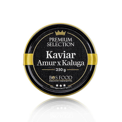 Imperial Auslese Kaviar, Kreuzung Amur x Kaluga Stör (schrenckii x dau), China, 250 g