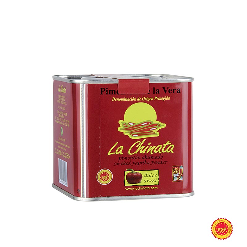 Paprikapulver - Pimenton de la Vera DOP/g.U., røget, sød, La Chinata, 350 g