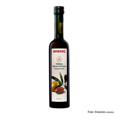 Wiberg ekstra jomfruolivenolie, koldpresset, Peloponnes, 500 ml