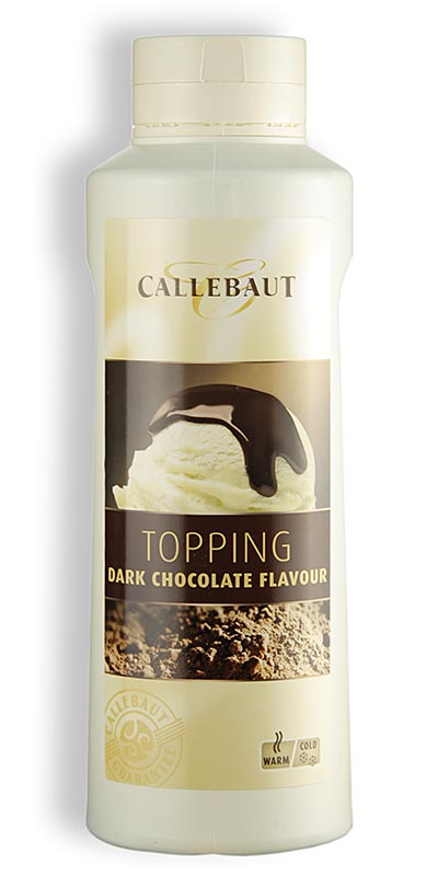 Chokoladesauce, topping, kan bruges varm og kold, Callebaut, 1 kg