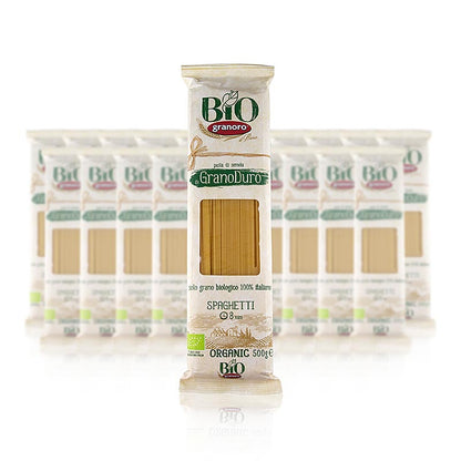 Pasta Granoro, Spaghetti Vermicelloni nr. 12, 2 mm, økologisk, 10 kg, 20 x 500 g