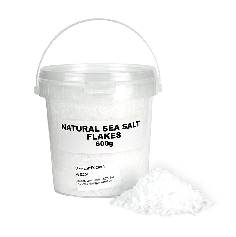 Havsalt i pyramideform, naturligt, Petros, Cypern, 600 g