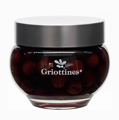 Griottines Original – vilde surkirsebær, i kirsebærbrændevin, uden sten, 400 g