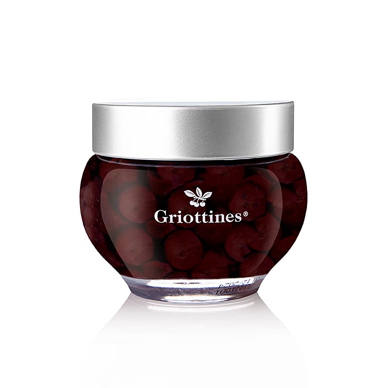 Griottines Original – vilde surkirsebær, i kirsebærbrændevin, uden sten, 400 g