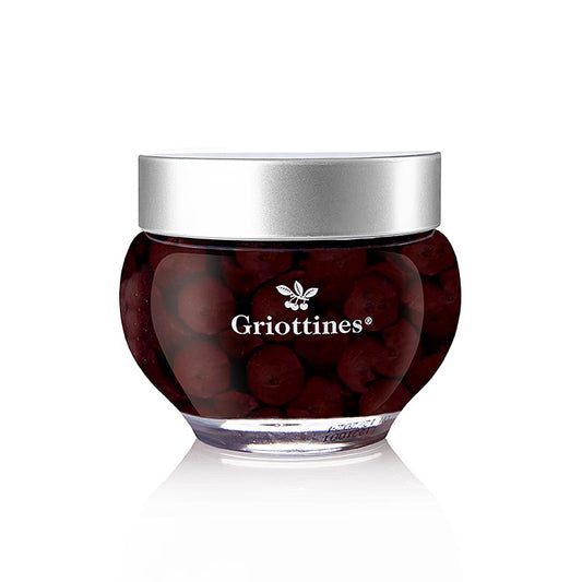 Griottines Original – vilde surkirsebær, i kirsebærbrændevin, uden sten, 400 g