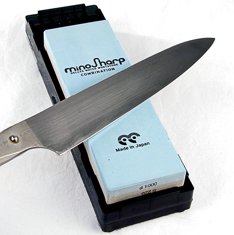 Mino Sharp slibesten (vand) kombinationssten 220/1000, med plastholder, nr. 471, 1 St