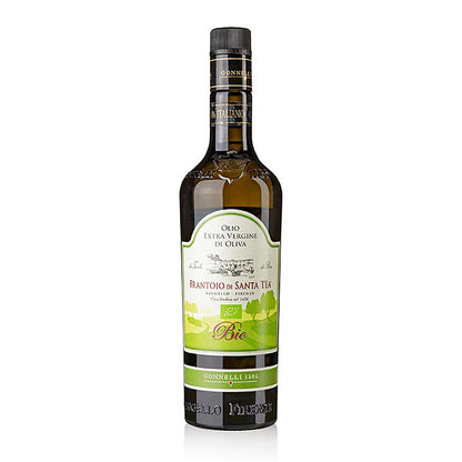 Ekstra jomfruolivenolie, Frantoio Santa Tea, Gonnelli, økologisk, 750 ml