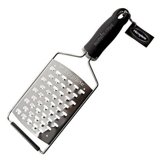 Gourmet-serien – ultra grov rivejern, bred, sort håndtag/soft-touch, 1 stk