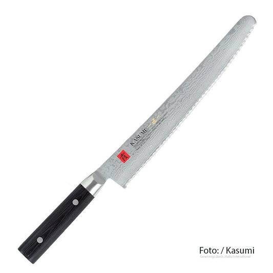 Kasumi MP-10 Masterpiece damaskus brødkniv, 25 cm, 1 stk
