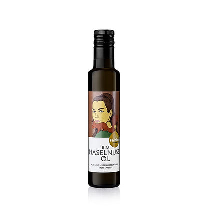 Hasselnøddeolie, koldpresset, Fandler, økologisk, 250 ml