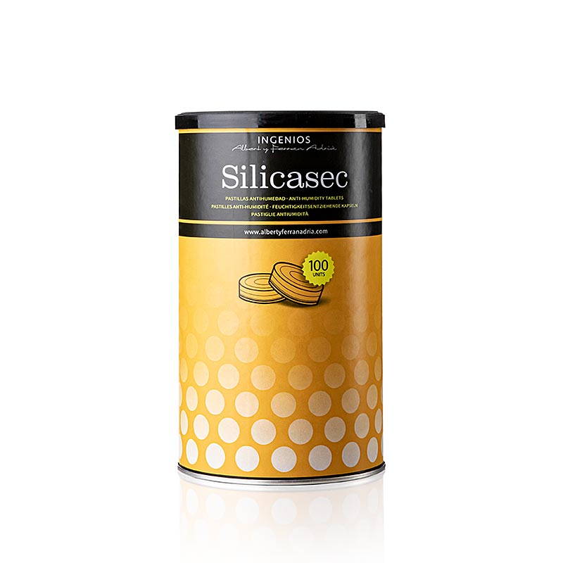 Silicasec engangs-tørretabletter, fugtabsorberende, til fødevarer, 100 stk
