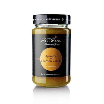 Abrikos med Bourbon-vanilje - frugtpålæg, 225 g
