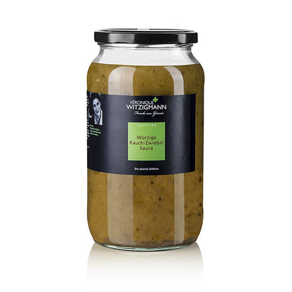 Krydret røget løgsauce, 900 ml