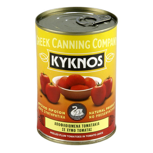 Flåede tomater, hele, Kyknos, Grækenland, 400 g