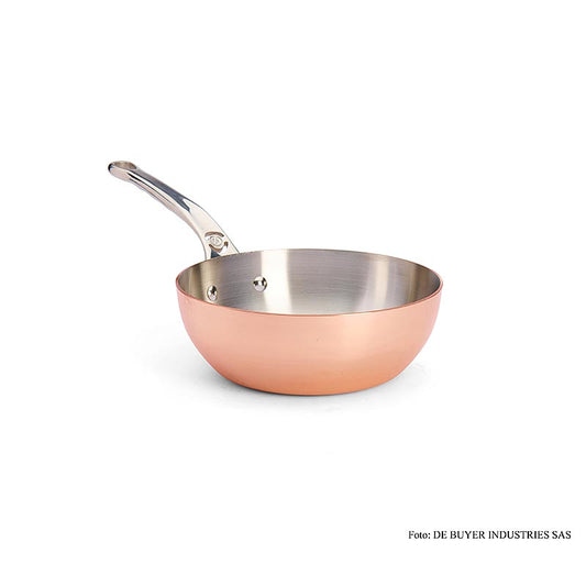 deBUYER "Prima Matera" induktionssauteuse, konisk, kobber-rustfrit stål, ø 20 cm