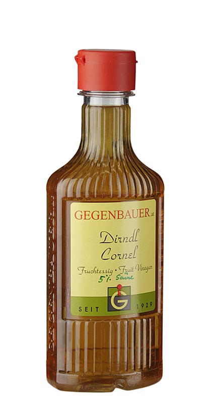 Frugt-eddike Dirndl – Kornelkirsebær, 5 % syre, 250 ml
