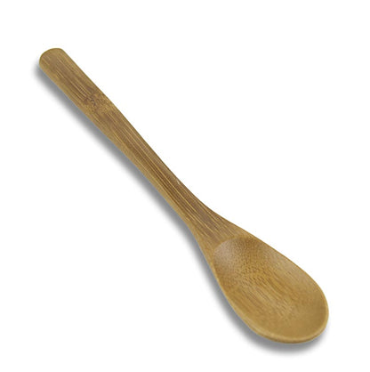 Genanvendelige bambuskaffeskeer, tåler opvaskemaskine, mørkebrune, 16 cm lange, 25 St