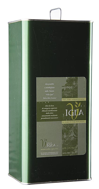 Ekstra jomfruolivenolie, "Igea" - Ponte del Giglio, Villa Igea, økologisk, 5 l