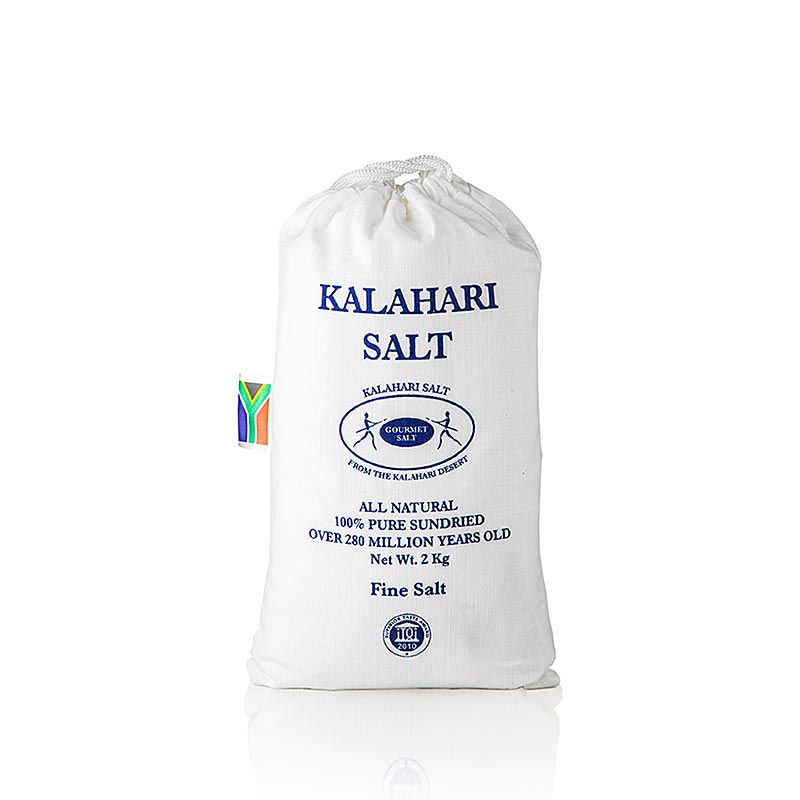 Silver Crystal salt fra Kalahari, fint, 2 kg
