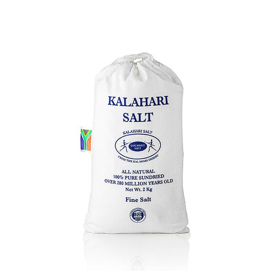 Silver Crystal salt fra Kalahari, fint, 2 kg