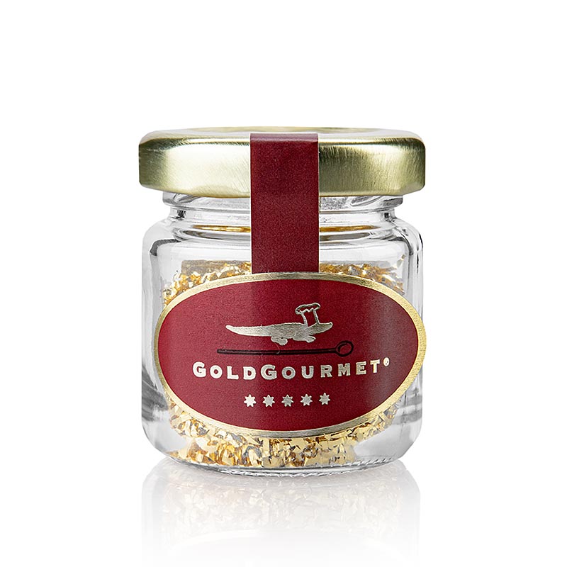Guld – Filament-bladguldtråde, fine, 22 karat, E175, 0,3 g