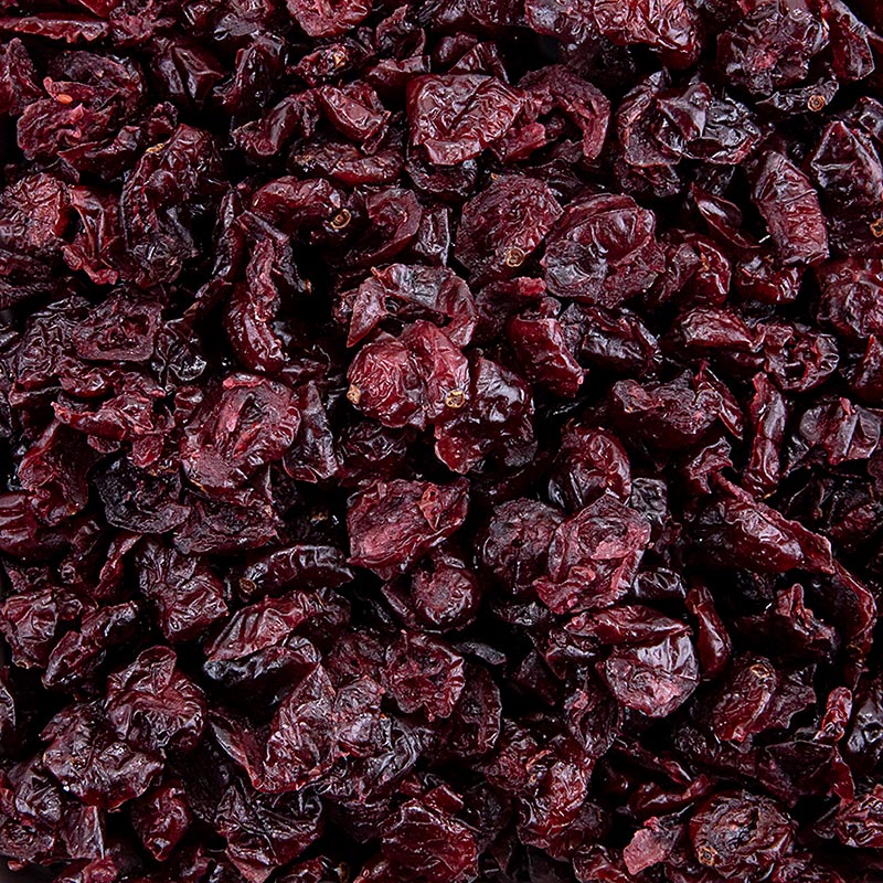 Tørrede tranebær, sødet med ananassaft, lyse, 1 kg