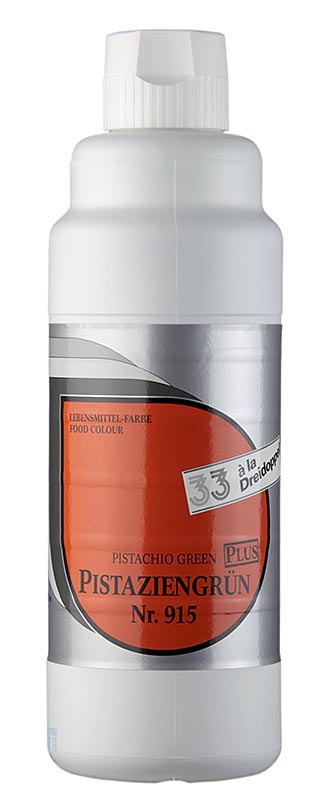 Flydende fødevarefarve plus, pistaciegrøn, 915, Dreidoppel, 1 l