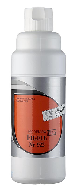Fødevarefarve flydende plus, æggeblomme, 922, Dreidoppel, 1 l