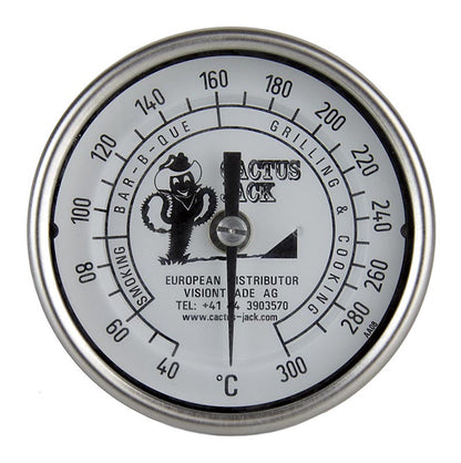 Tilbehør - Termometer, med skruetråd, rustfrit stål, til alle Smoker-modeller, 1 St