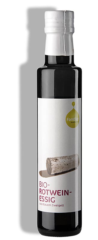 Rødvinseddike, 6 % syre, fra Blauer Zweigelt-druer, Fandler, økologisk, 250 ml