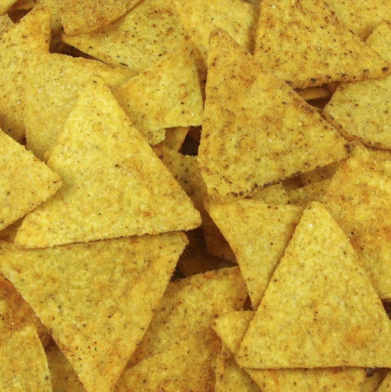 Tortillachips, krydret – chili – nachochips, Sierra Madre, 5,4 kg, 12 x 450 g