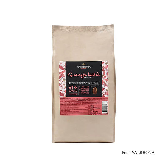 Valrhona Guanaja Lactée "Grand Cru", mælkechokolade, callets, 41 % kakao, 3 kg