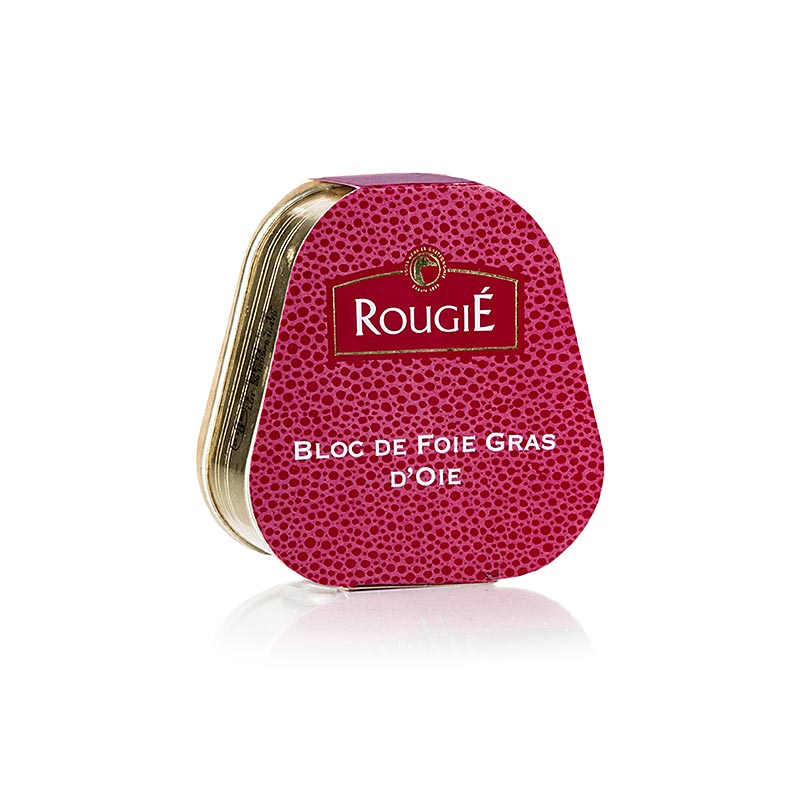 Gåseleverblok, foie gras, trapez, halvkonserv, Rougié, 75 g