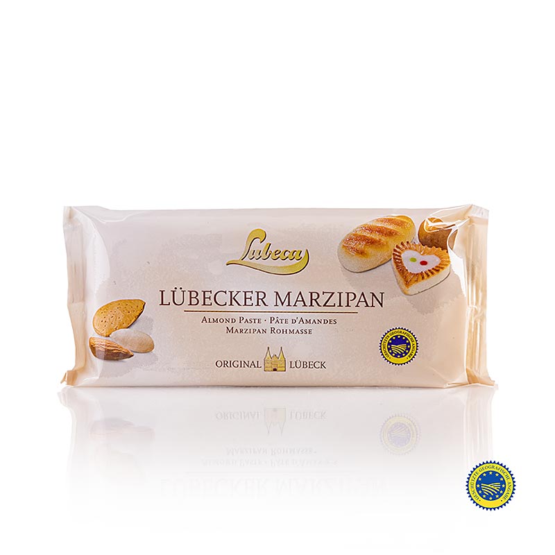 Rå marcipan g.g.A., MO MM, 52 % middelhavsmandler, Lubeca, 200 g